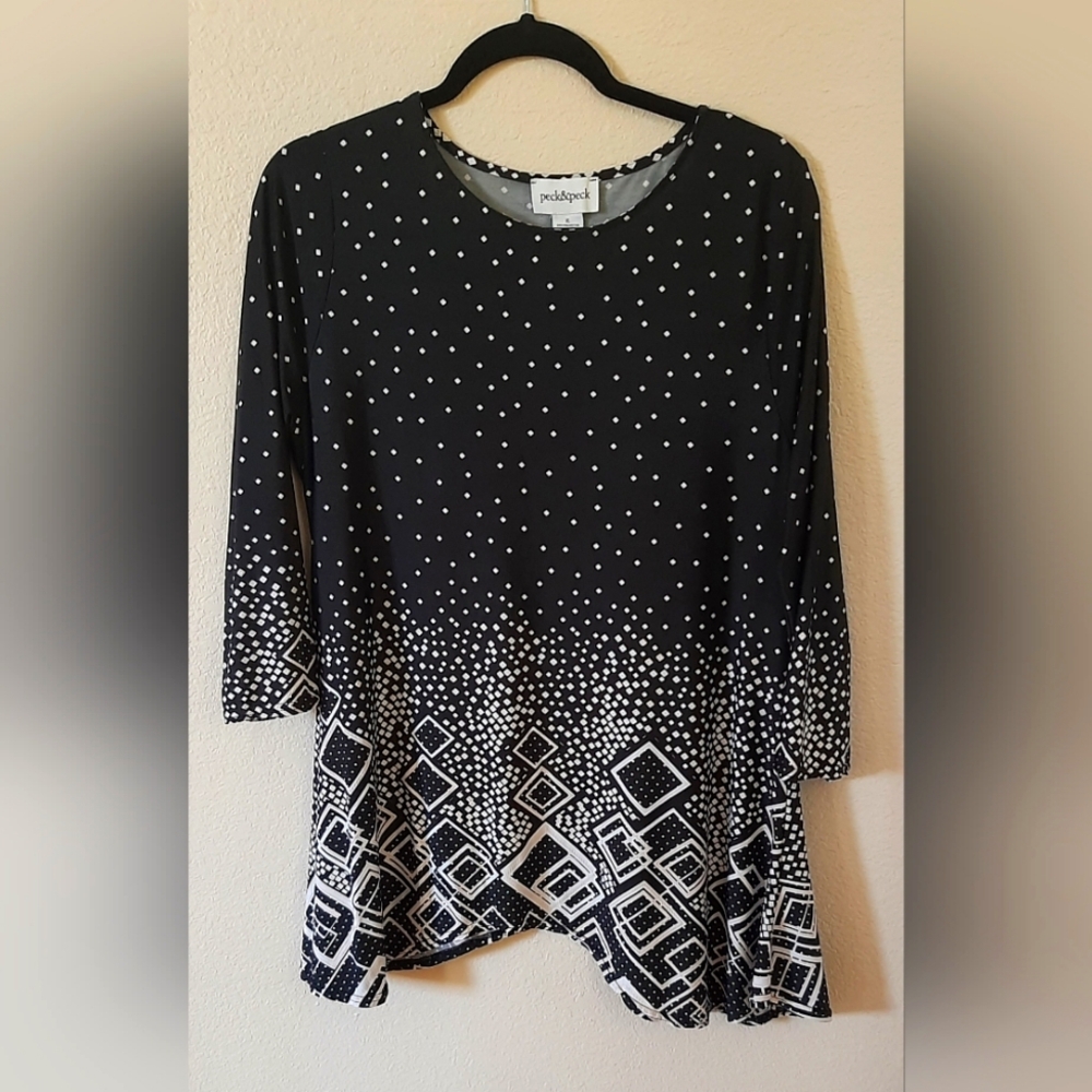 Peck & Peck Asymmetrical top XL